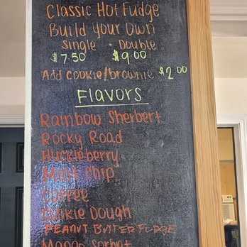 Gold Cup Creamery - Half of the menu, there are also brownies and cookies available - Ice Cream & Frozen Yogurt Near Me - Mariposa, California Gold Cup Creamery - Half of the menu, there are also brownies and cookies available - Ice Cream & Frozen Yogurt Near Me - Mariposa, California