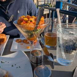 Deep Lagoon Seafood and Oyster House - Volcano shrimp mushy