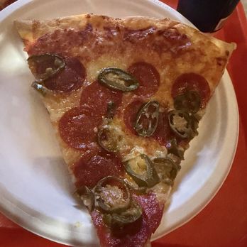 Sirrico's Pizza - Pepperoni & Jalapeño slice - Pizza Near Me - Las Vegas, Nevada Sirrico's Pizza - Pepperoni & Jalapeño slice - Pizza Near Me - Las Vegas, Nevada