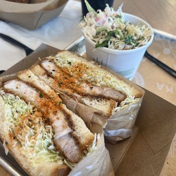 Tanaka - Pork Sando with Spicy katsu sauce and slaw - Sandwiches Near Me - Portland, Oregon Tanaka - Pork Sando with Spicy katsu sauce and slaw - Sandwiches Near Me - Portland, Oregon