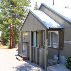 River Pines Inn - Unit 7 with its own private patio overlooking the river.