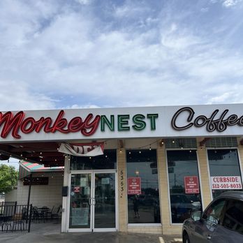 Monkey Nest Coffee - Outside. - Coffee & Tea Near Me - Austin, Texas