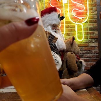 Mochinut - Peach Mojito Tea is super sweet and good! Ambience is super cool too. :) - Hot Dogs Near Me - Cerritos, California