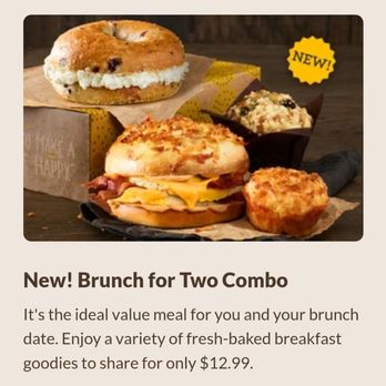 Einstein Bros. Bagels - The Deal I got - Breakfast & Brunch Near Me - Marietta, Georgia