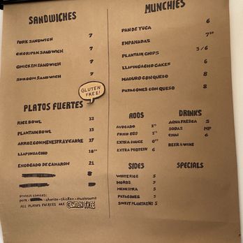 Chancho King - Menu - Latin American Near Me - Jacksonville, Florida Chancho King - Menu - Latin American Near Me - Jacksonville, Florida