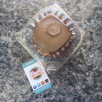 Friendly Donuts - The Reese's donut, there's a Reese's inside as well smeared with peanut butter - Donuts Near Me - Orange, California Friendly Donuts - The Reese's donut, there's a Reese's inside as well smeared with peanut butter - Donuts Near Me - Orange, California