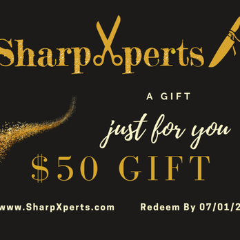 SharpXperts - GIFT CARDS - YEAR-ROUND. Who doesn't need something sharpened? - Knife Sharpening Near Me - Durham, North Carolina SharpXperts - GIFT CARDS - YEAR-ROUND. Who doesn't need something sharpened? - Knife Sharpening Near Me - Durham, North Carolina