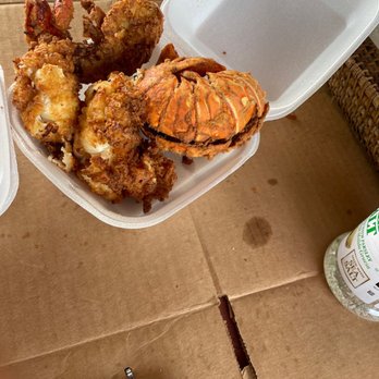 The Conch Shack - Fried lobster tail - Seafood Near Me - Key West, Florida