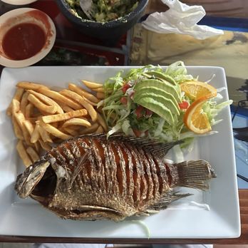 El Cazuelon - Mojarra with fries - Mexican Near Me - Winder, Georgia