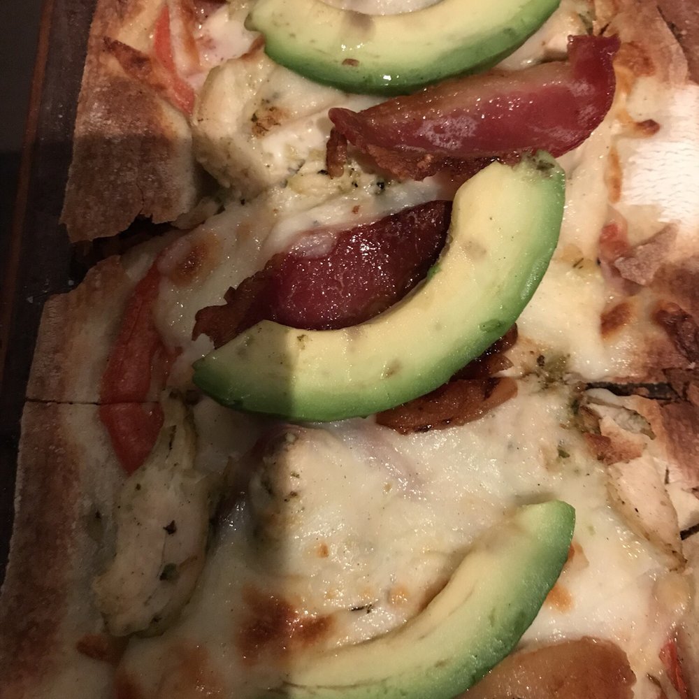 Pinstripes - Chicken Flatbread - Bowling Near Me - Northbrook, Illinois Pinstripes - Chicken Flatbread - Bowling Near Me - Northbrook, Illinois