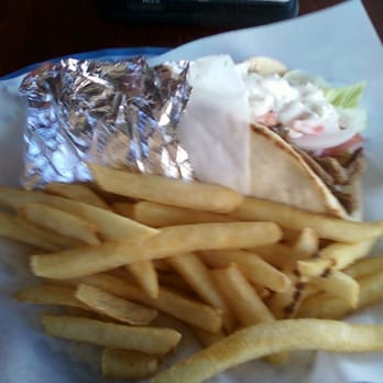 Milos - Gyro and Fries Plate for $5.99 - Greek Near Me - Rocklin, California