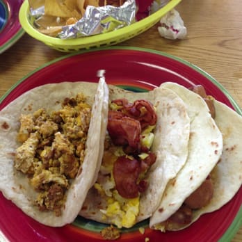 Blanco Cafe - The country and sausage egg taco are highly recommended. - Mexican Near Me - San Antonio, Texas