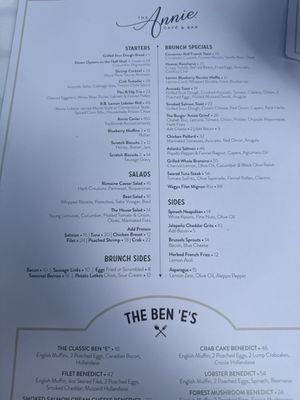 Menu photo 1 The Annie Cafe & Bar Houston, TX Menu photo 1 The Annie Cafe & Bar Houston, TX