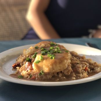 Moke's Bread & Breakfast - Loco moco with fried rice. The only way to order your loco moco - Breakfast & Brunch Near Me - Kailua, Hawaii