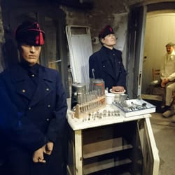 Forteiland IJmuiden - Klein stukje museum in de ziekenzaal.