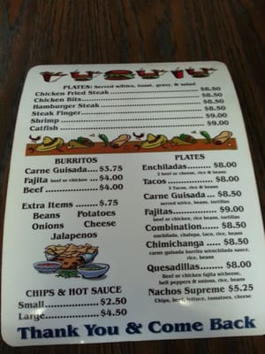 Menu photo 1 Cub Drive In Brownfield, TX
