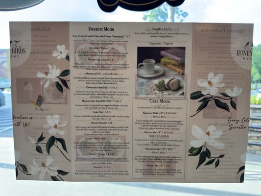 Menu photo 2 Honey Birds Bakery Alpharetta, GA Menu photo 2 Honey Birds Bakery Alpharetta, GA