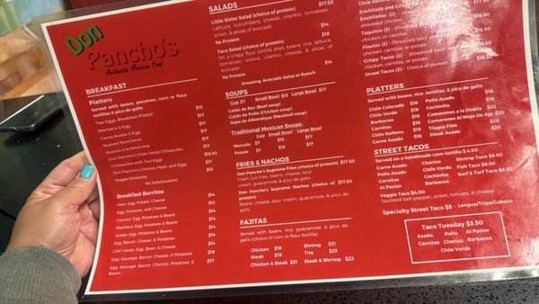 Menu photo 1 Don Pancho's Wildomar, CA Menu photo 1 Don Pancho's Wildomar, CA