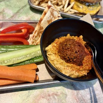 Trail Life Brewing - Hummus platter - Brewpubs Near Me - Grand Junction, Colorado