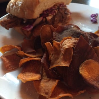 Dish Society - Brisket Sandwich great flavor. - New American Near Me - Katy, Texas
