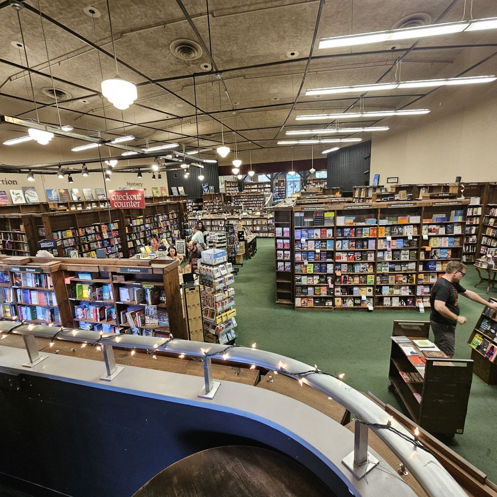 Tattered Cover - Colfax Avenue - View of main floor from one of two former box seats - Bookstores Near Me - Denver, Colorado Tattered Cover - Colfax Avenue - View of main floor from one of two former box seats - Bookstores Near Me - Denver, Colorado