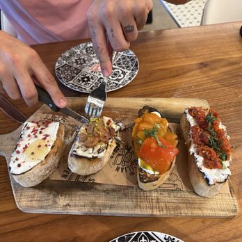 The Sicilian Butcher - Bruschetta appetizer (choose 4) - Italian Near Me - Fort Worth, Texas The Sicilian Butcher - Bruschetta appetizer (choose 4) - Italian Near Me - Fort Worth, Texas