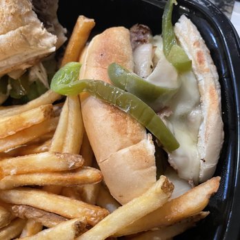 Beef 'O' Brady's - This is our cheese steak with no onions or peppers - Sports Bars Near Me - Port St. John, Florida