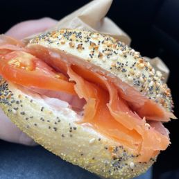 Lox on everything bagel