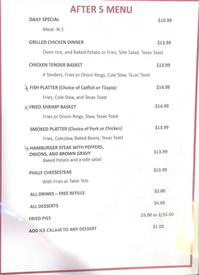 Menu photo 2 Debbie Lynn’s Cafe Decatur, TN Menu photo 2 Debbie Lynn’s Cafe Decatur, TN