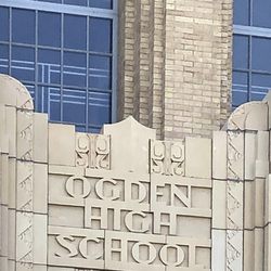 Ogden High School - Art Deco. Ogden High School. Amazing