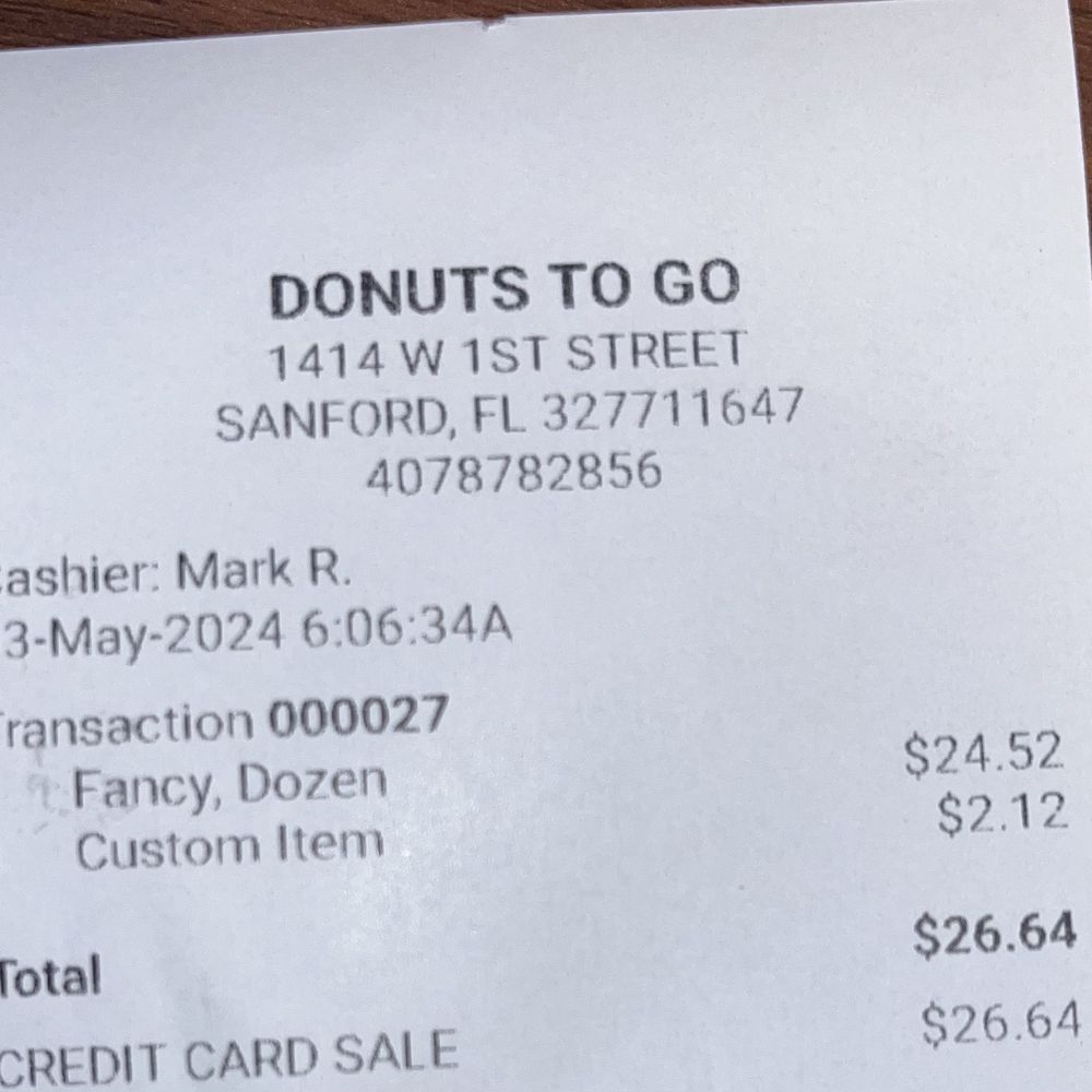 Donuts To Go - $26.64/fancy dozen - Donuts Near Me - Sanford, Florida