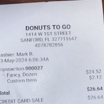 Donuts To Go - $26.64/fancy dozen - Donuts Near Me - Sanford, Florida Donuts To Go - $26.64/fancy dozen - Donuts Near Me - Sanford, Florida