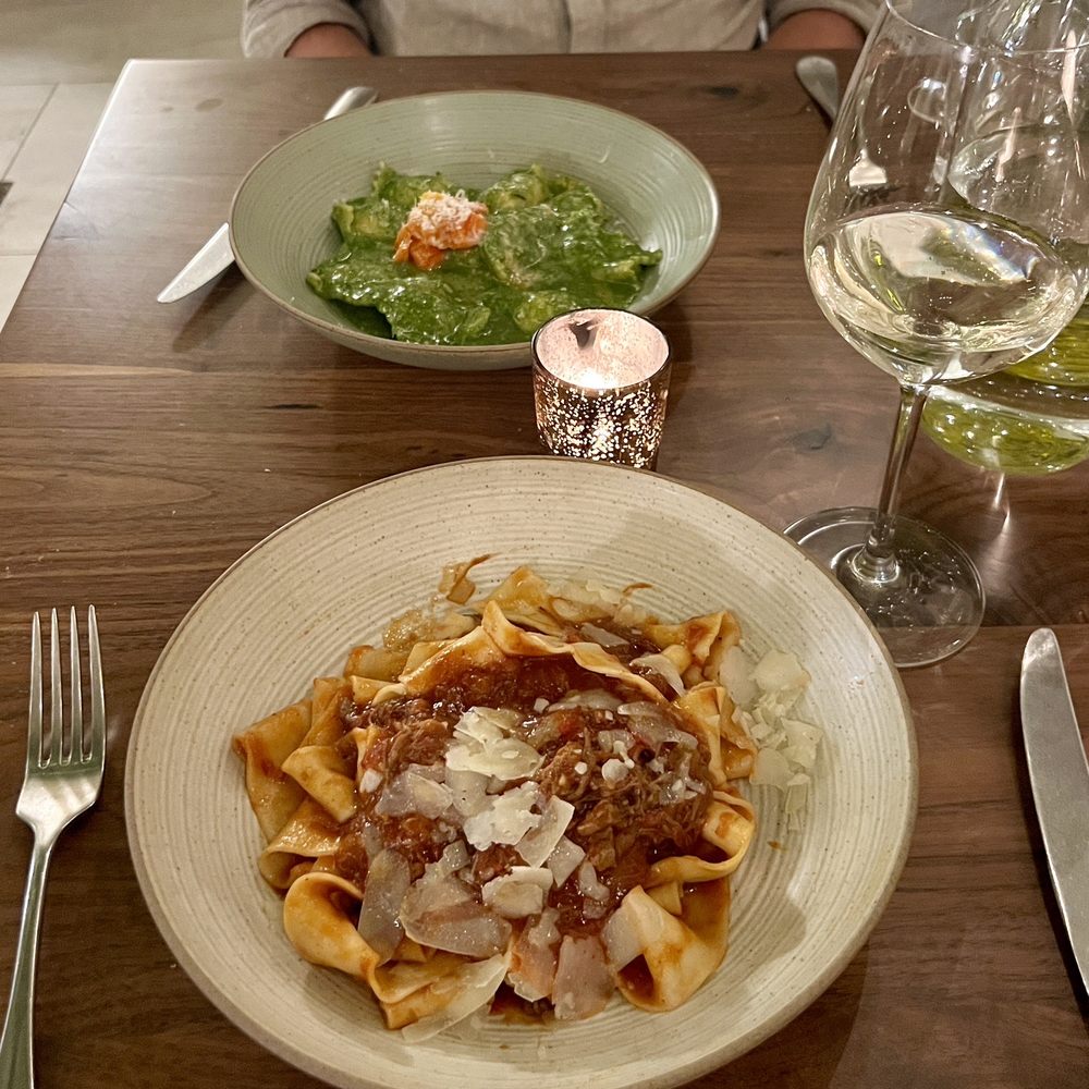 The Rustic - Pappardelle & Oxtail Ragu + Ravioli & Pesto - Italian Near Me - San Francisco, California The Rustic - Pappardelle & Oxtail Ragu + Ravioli & Pesto - Italian Near Me - San Francisco, California