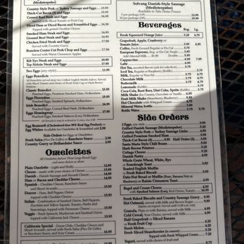 The Belgian Cafe - Breakfast menu - Breakfast & Brunch Near Me - Solvang, California