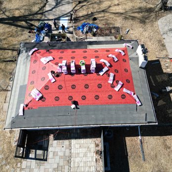 Prograde Exteriors - Two rows ice and water shield makes sure you're properly protecting your Roof. - Roofing Near Me - Omaha, Nebraska Prograde Exteriors - Two rows ice and water shield makes sure you're properly protecting your Roof. - Roofing Near Me - Omaha, Nebraska