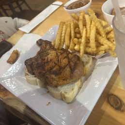 Pork Chop Sandwich