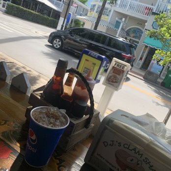 DJ's Clam Shack - View from seats at the front. - Seafood Near Me - Key West, Florida