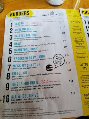 Menu photo 1 Hot Chip Burger Bar Rochester, MN Menu photo 1 Hot Chip Burger Bar Rochester, MN