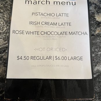 Solo Brew & Roasters - Seasonal March menu - Coffee & Tea Near Me - Apple Valley, California Solo Brew & Roasters - Seasonal March menu - Coffee & Tea Near Me - Apple Valley, California