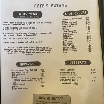 Pete's Cafe - Menu - Southern Near Me - Farmers Branch, Texas Pete's Cafe - Menu - Southern Near Me - Farmers Branch, Texas