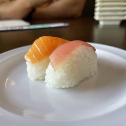 Ayce sushi, salmon, tuna