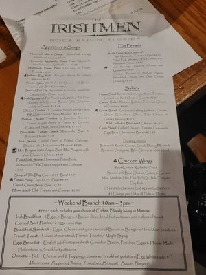 Menu photo 6 The Irishmen Boca Raton, FL Menu photo 6 The Irishmen Boca Raton, FL