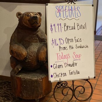 Grizzly Cafe - Specials sign - American Near Me - Wrightwood, California Grizzly Cafe - Specials sign - American Near Me - Wrightwood, California