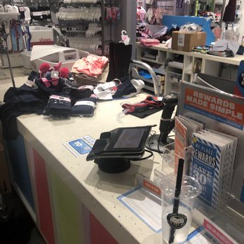 The Children's Place - Racks of hangers just sitting here in the way. Stuff piling up on the register - Children's Clothing Near Me - Brentwood, California The Children's Place - Racks of hangers just sitting here in the way. Stuff piling up on the register - Children's Clothing Near Me - Brentwood, California