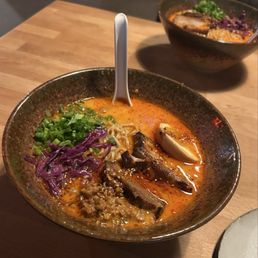 Spicy tantanmen ramen Spicy tantanmen ramen
