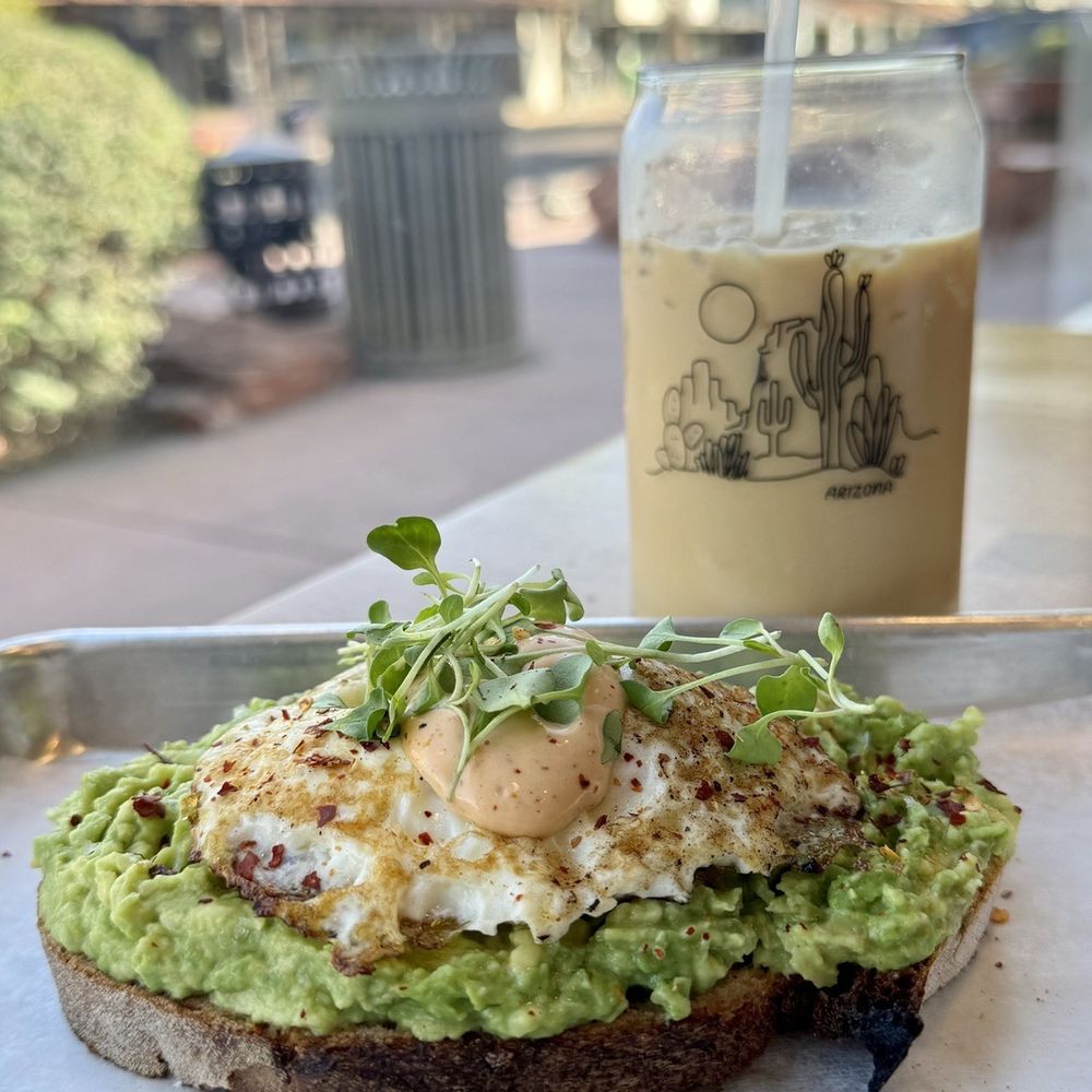 Berdena's - Cardamom Rose Late Avocado Toast - Coffee & Tea Near Me - Scottsdale, Arizona