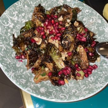 Strawberry Moon - Crispy Brussels sprouts - Mediterranean Near Me - Miami Beach, Florida Strawberry Moon - Crispy Brussels sprouts - Mediterranean Near Me - Miami Beach, Florida