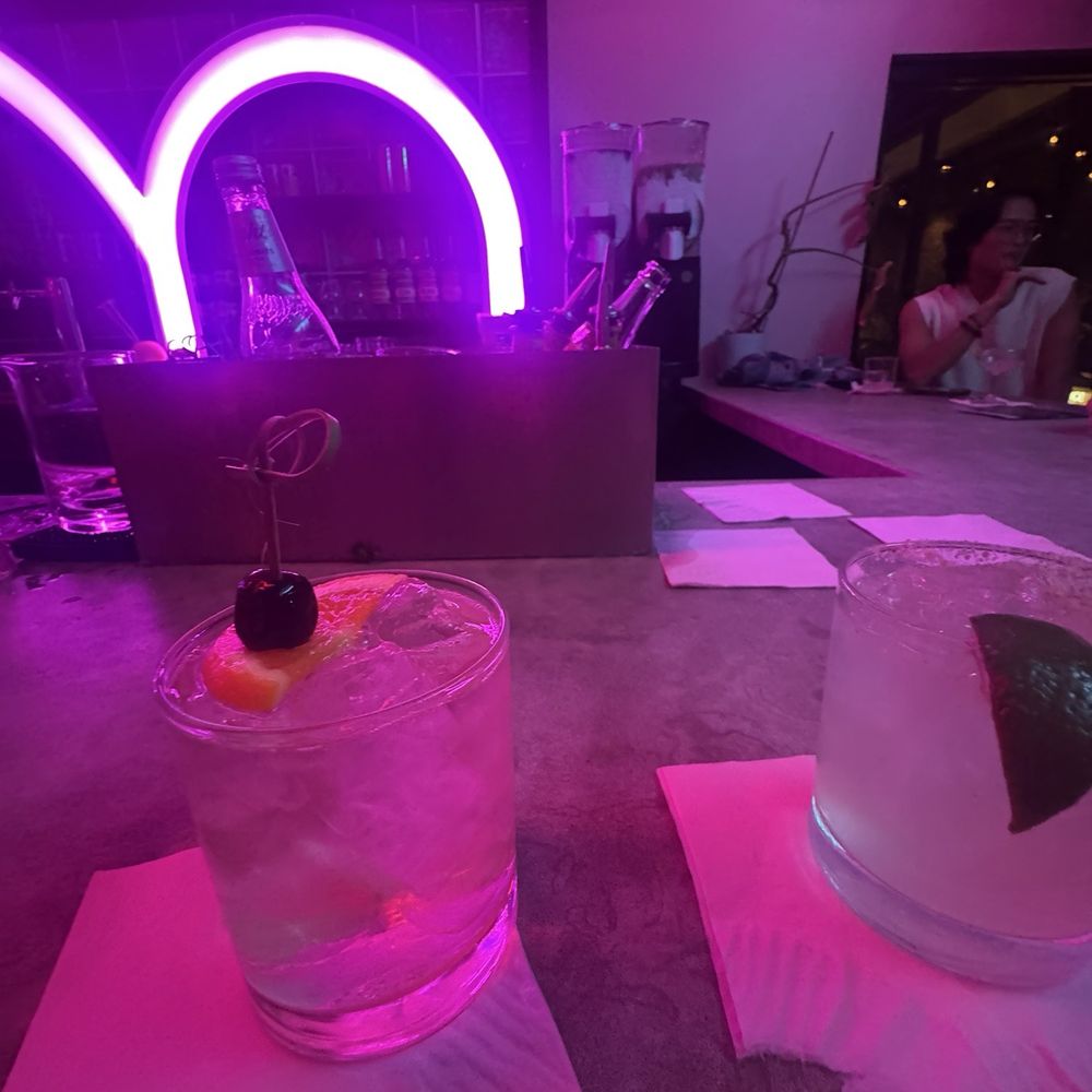 Plain Spoke Cocktail Company - Clear old fashioned (left) and margarita (right) - Cocktail Bars Near Me - Madison, Wisconsin