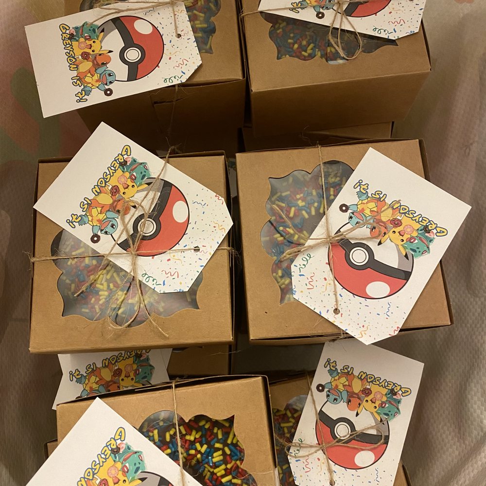 Blue Ribbon Donuts - a box of pokemon cards - Donuts Near Me - Norco, California Blue Ribbon Donuts - a box of pokemon cards - Donuts Near Me - Norco, California