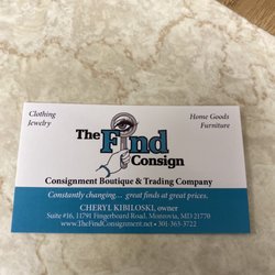 The Find Consignment - Great consignment shop!